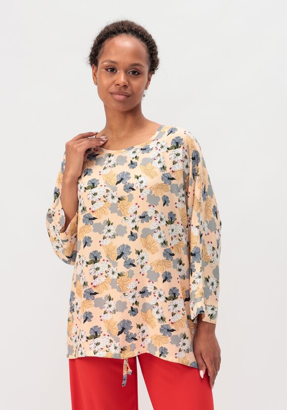 Блуза с принтом Валенсия шир.  580, рис. 21