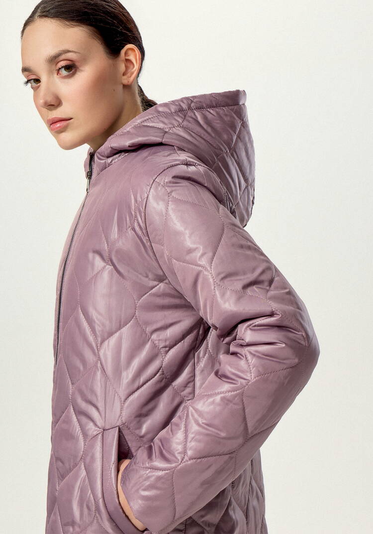 Куртка прямого кроя с капюшоном на молнии шир.  750, рис. 6