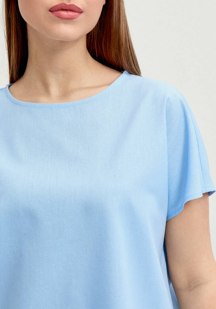 Блуза изо льна шир.  750, рис. 13