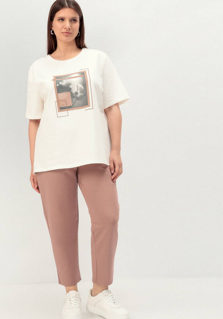 Комплект брючный с принтом на футболке шир.  750, рис. 16