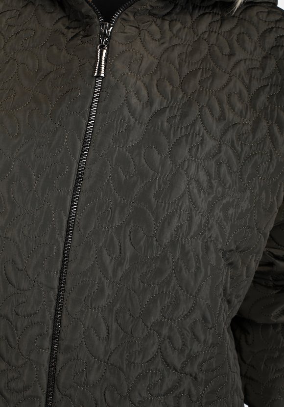 Пальто стеганое с застежкой-молнией шир.  580, рис. 24