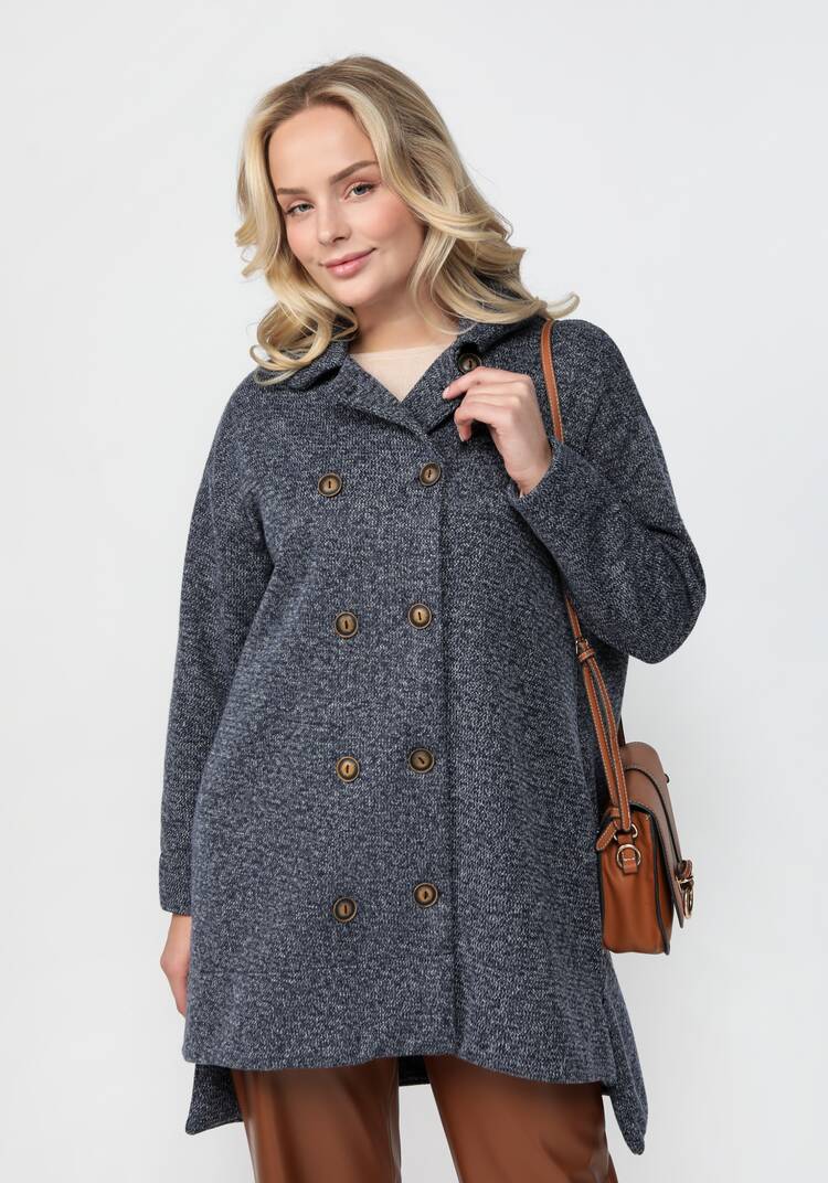 Полупальто свободного кроя шир.  750, рис. 10