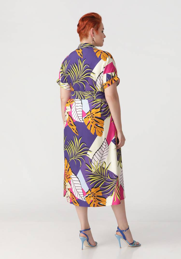 Платье-рубашка со спущенными рукавами шир.  750, рис. 3