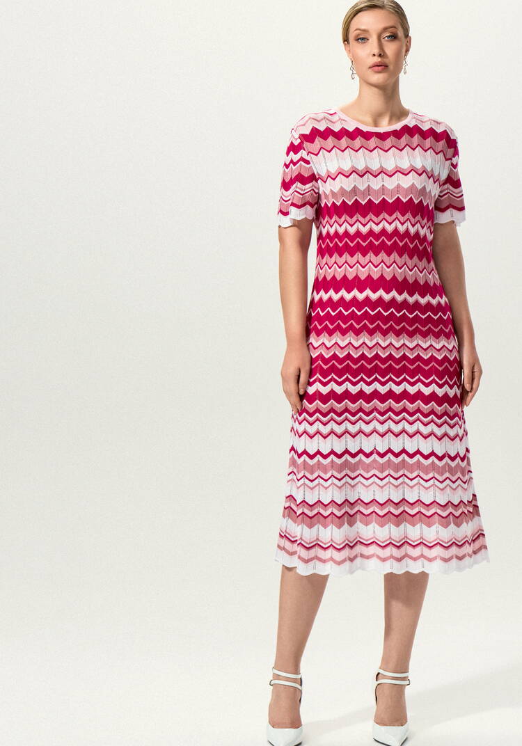 Платье с рисунком морской волны шир.  750, рис. 35