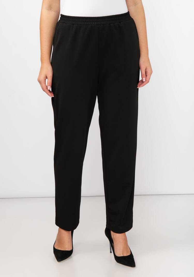 Брюки прямого кроя с карманами на резинке шир.  750, рис. 9