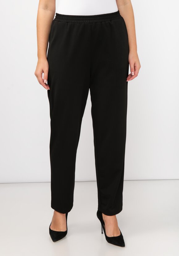 Брюки прямого кроя с карманами на резинке шир.  580, рис. 9