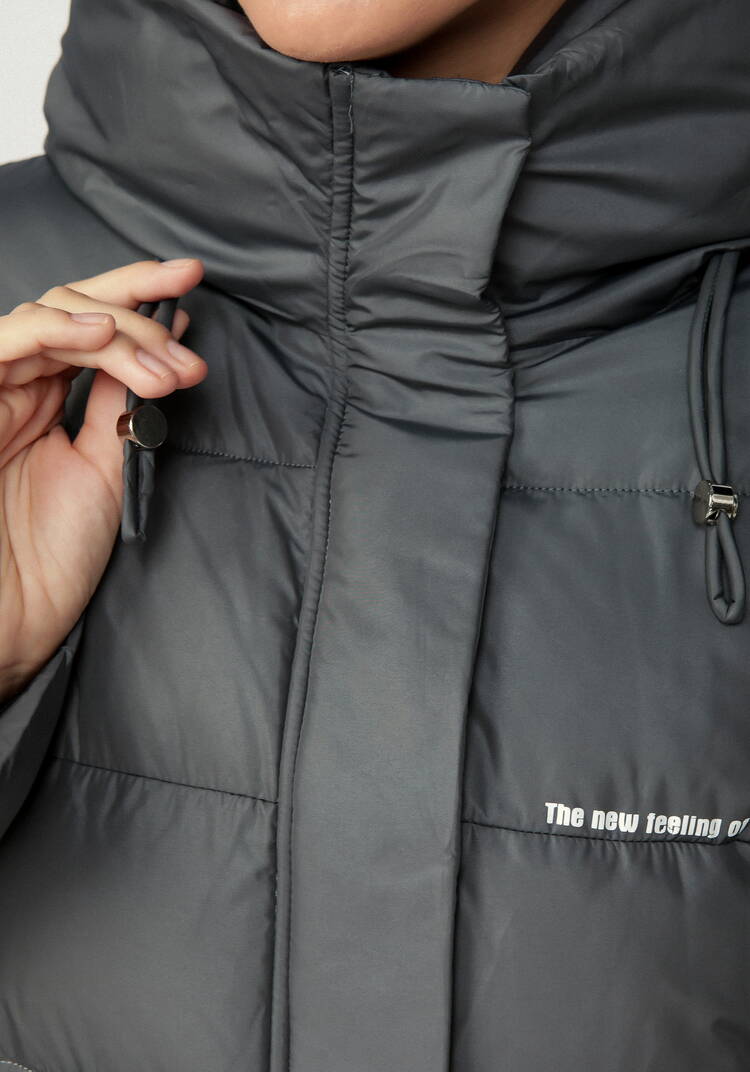 Пуховик Миранда шир.  750, рис. 40