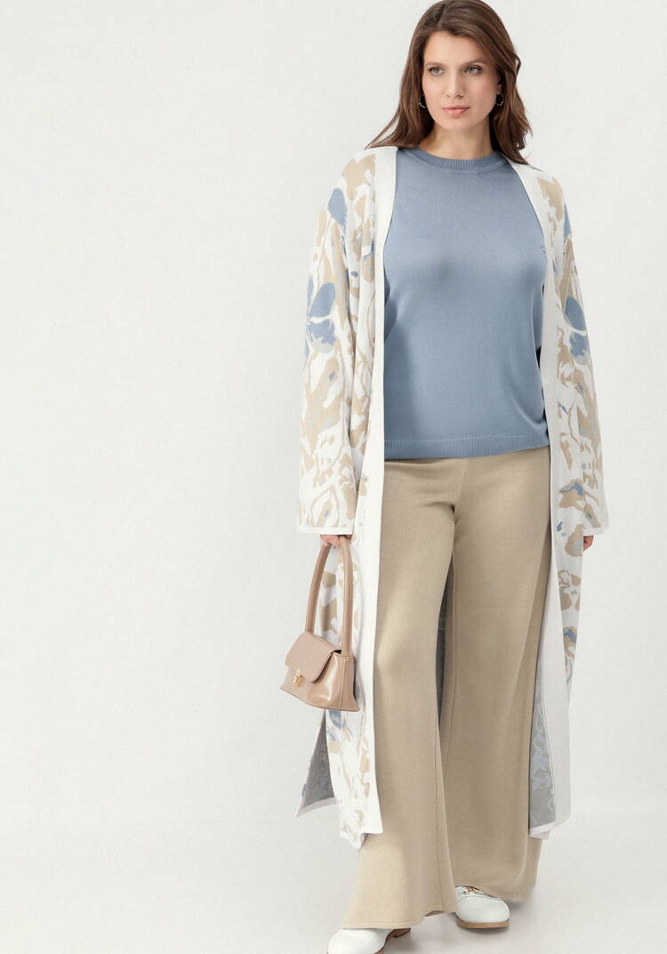 Джемпер с рукавами 3/4 шир.  750, рис. 38