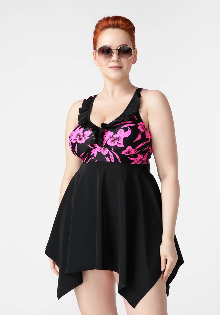 Купальник раздельный: шорты + топ шир.  750, рис. 21