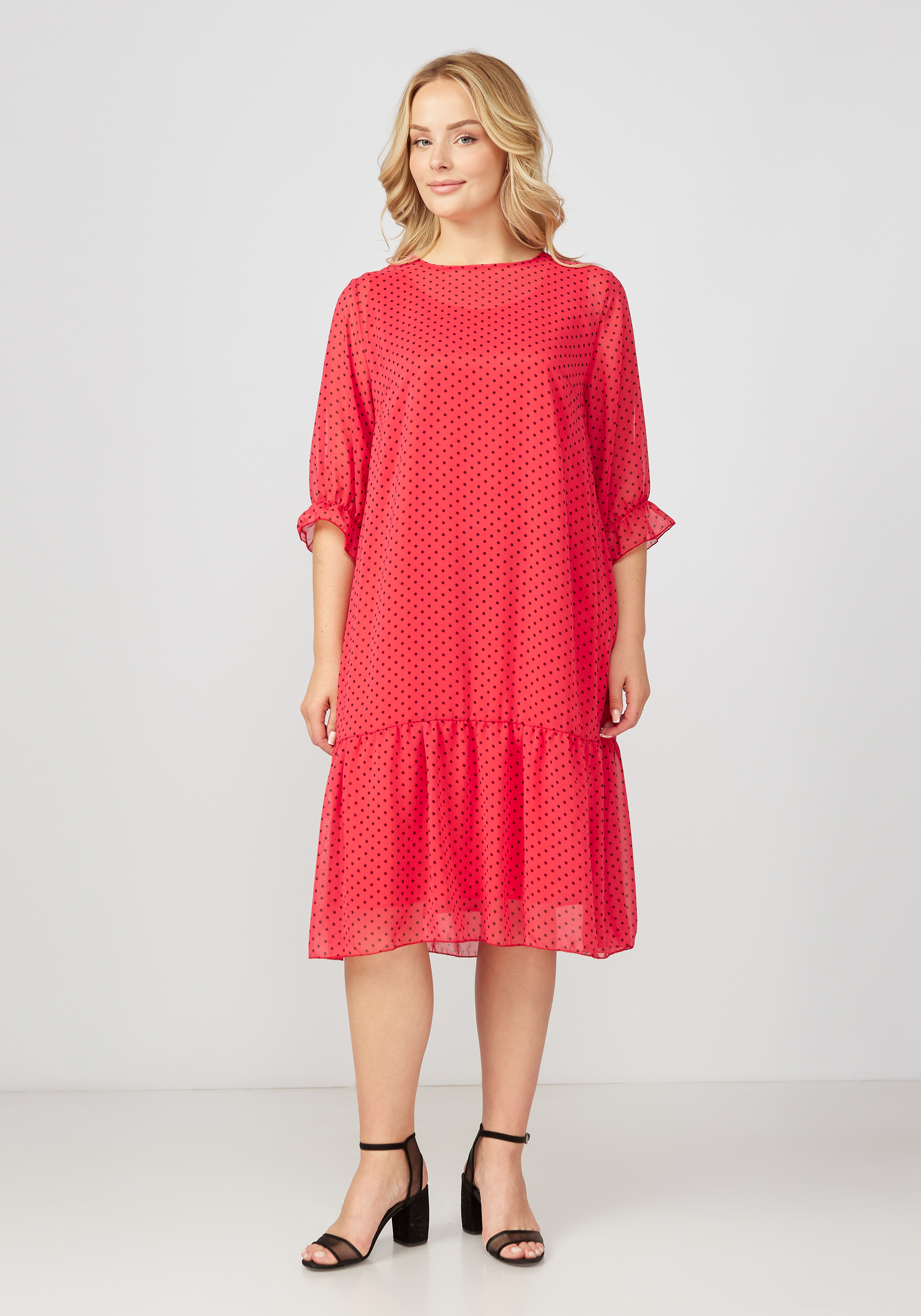 Платье "Мелани" Unit, размер 56, цвет красный - фото 10