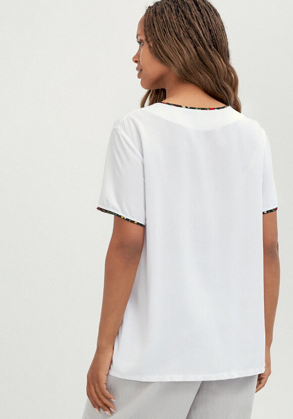 Сарафан на кулиске в комплекте с блузой шир.  580, рис. 26