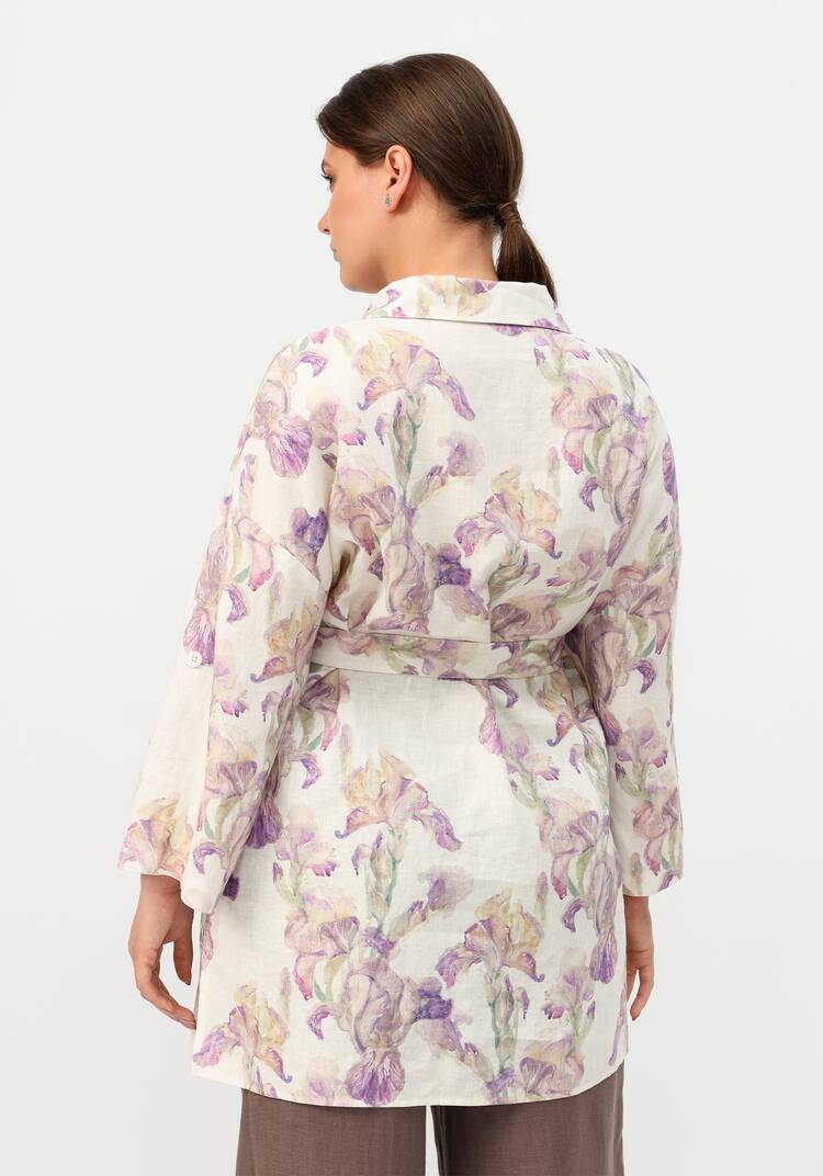 Рубашка удлиненная на поясе шир.  750, рис. 25