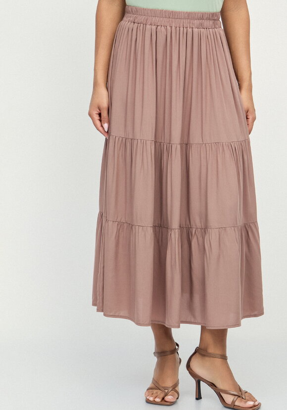 Юбка ярусная из штапеля шир.  580, рис. 4