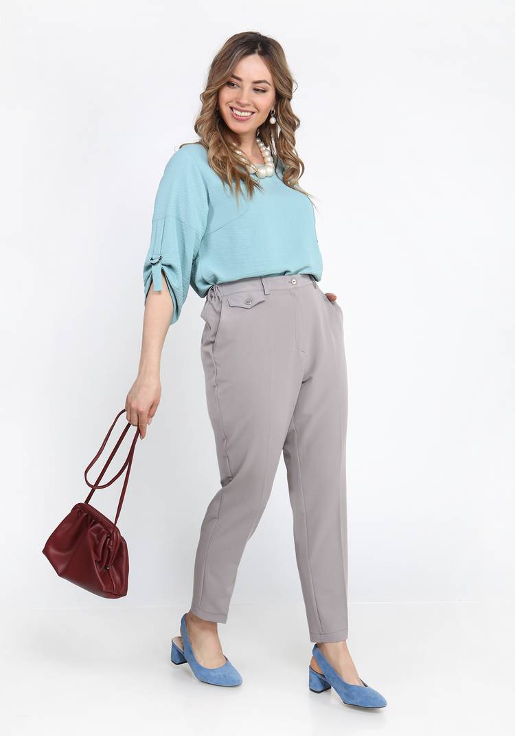 Брюки с стрелками Элеонора шир.  750, рис. 4