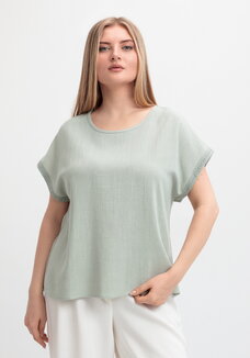 Блуза оверсайз с коротким рукавом