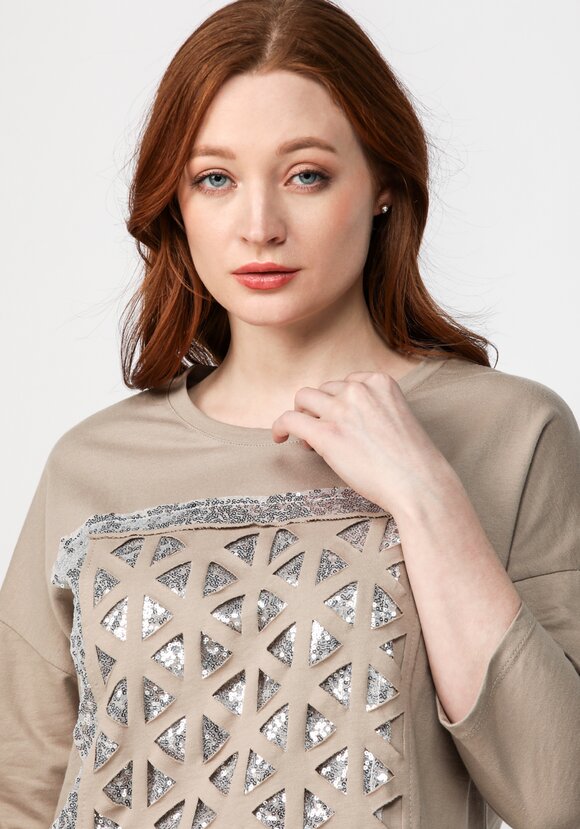 Джемпер Сверкающий принт шир.  580, рис. 5