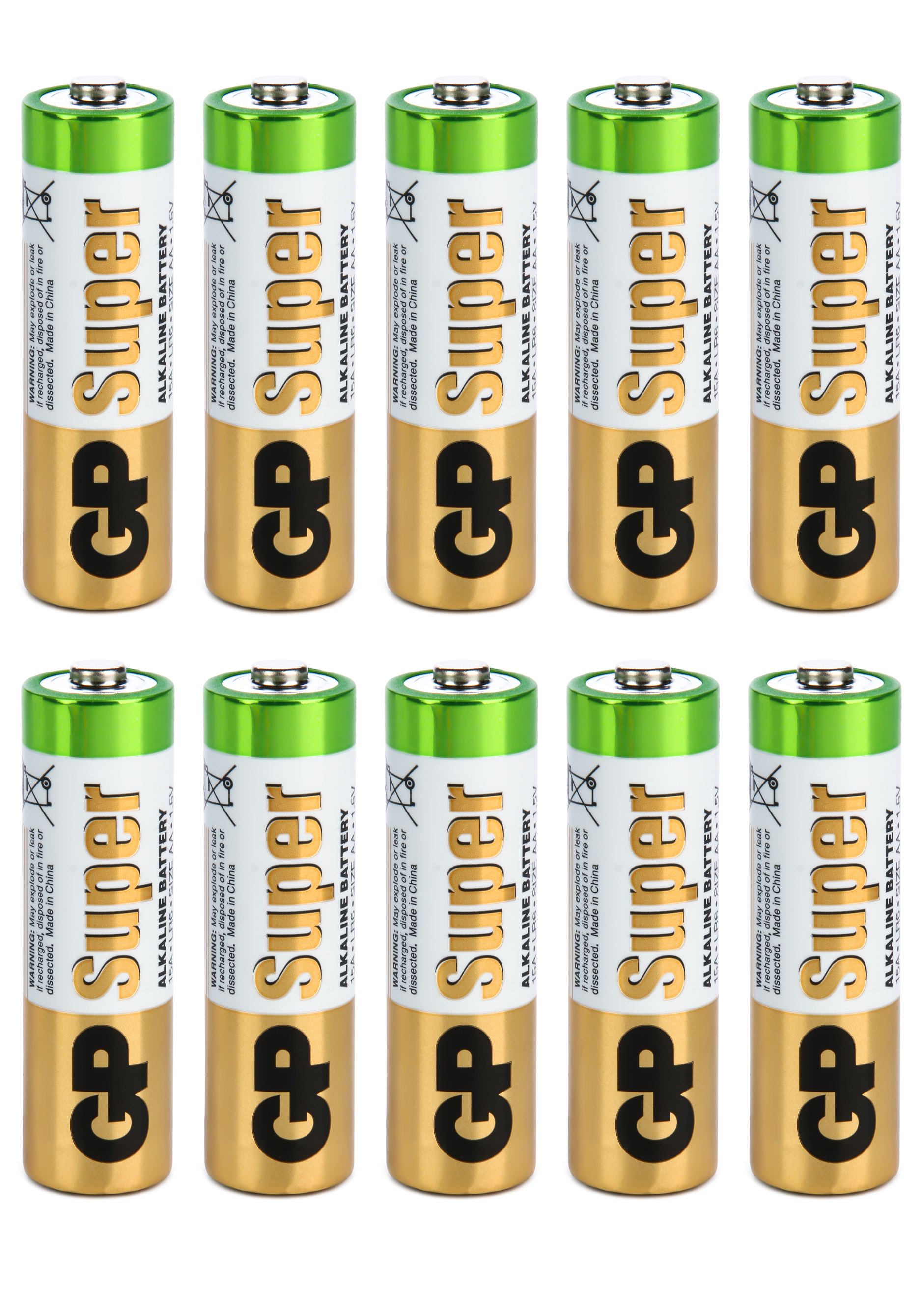 Батарейки алкалиновые АА, 10 шт. батарейки videx ag1 10 шт