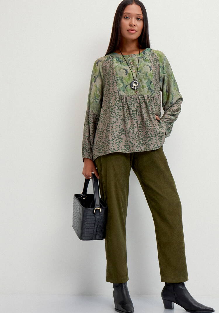 Брюки бананы на резике по поясу шир.  750, рис. 16