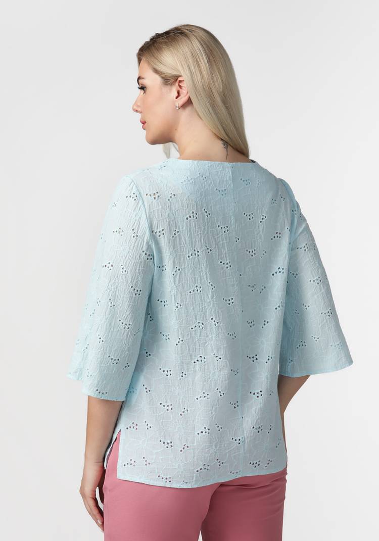 Блуза из ткани шитье шир.  750, рис. 17