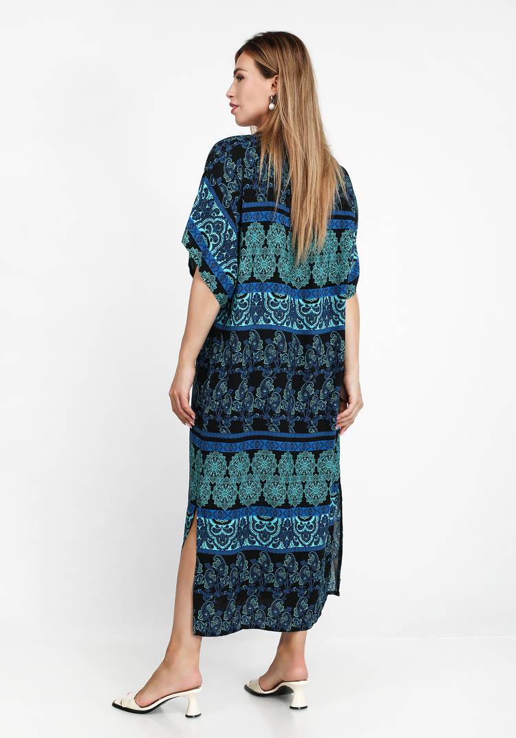 Платье Стильный узор шир.  750, рис. 10