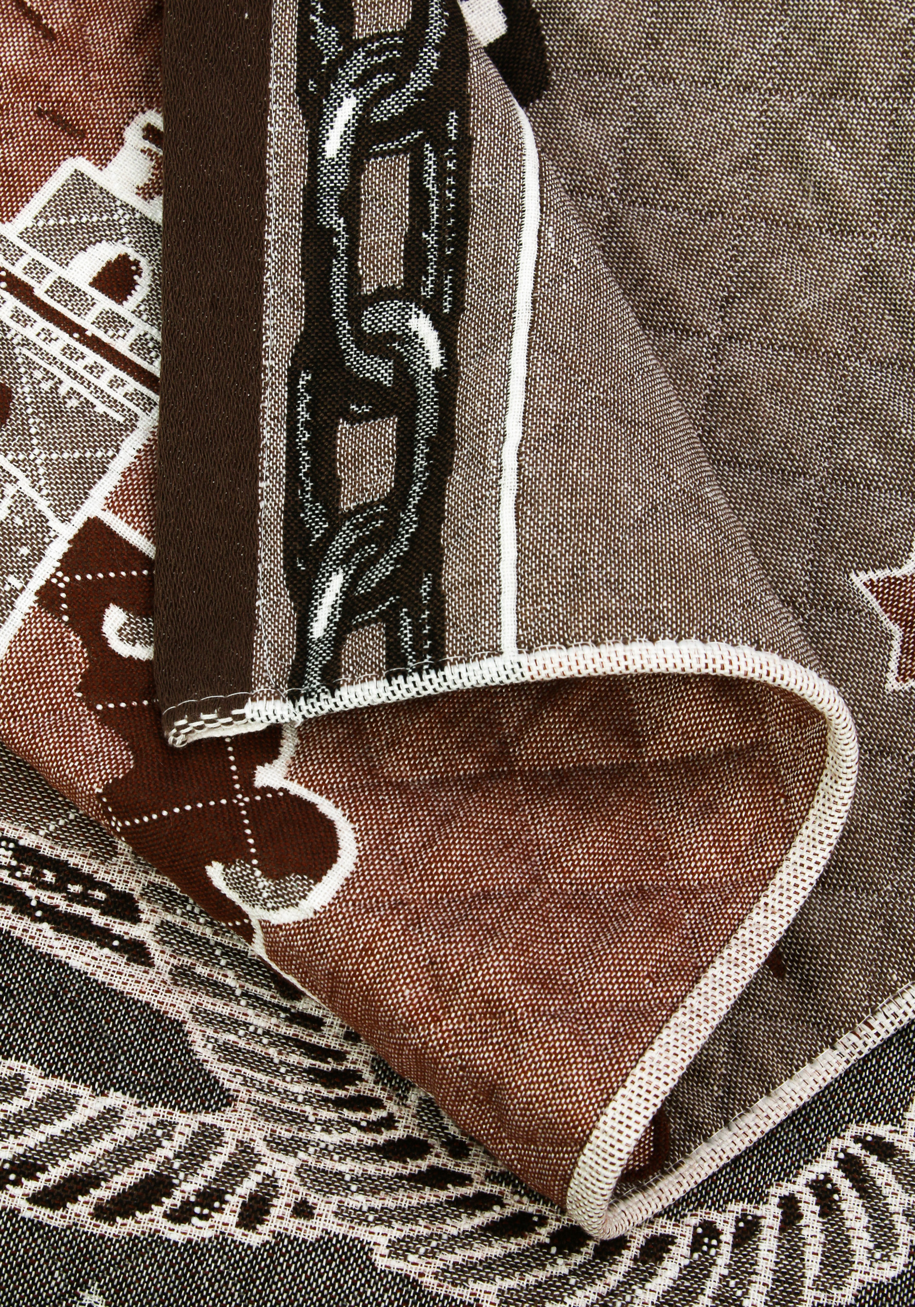 Полотенце стеганое "Реванш", 55*100 см, цвет коричневый, размер 55*100 - фото 4