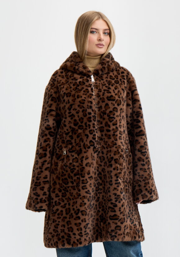Дубленка Леопардовый шарм шир.  580, рис. 12