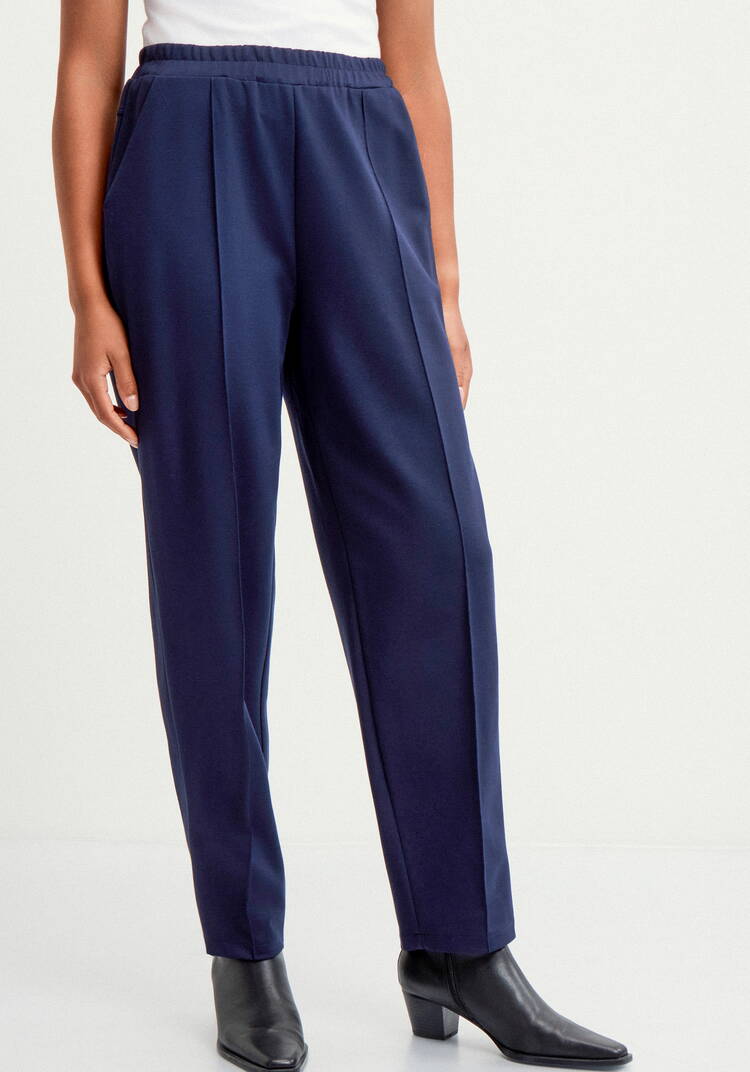 Брюки трикотажные со стрелками шир.  750, рис. 28