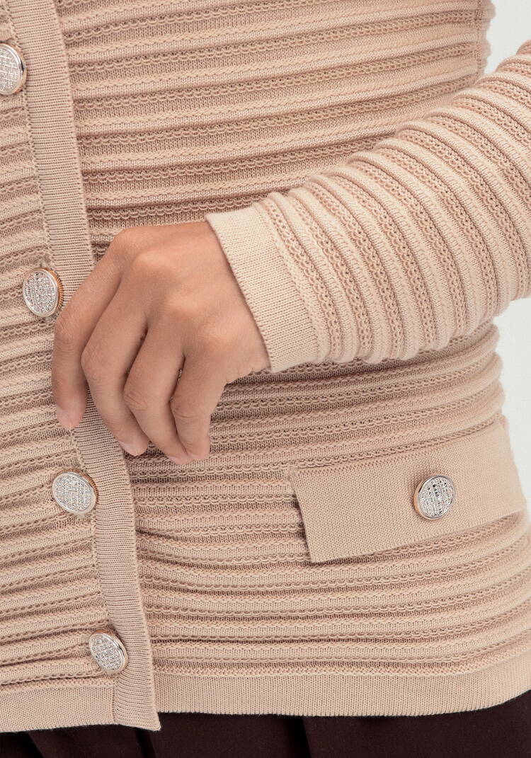 Пиджак в полоску на металлических пуговицах шир.  750, рис. 8