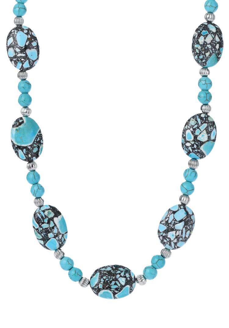 Бусы  Голубая лагуна шир.  750, рис. 1