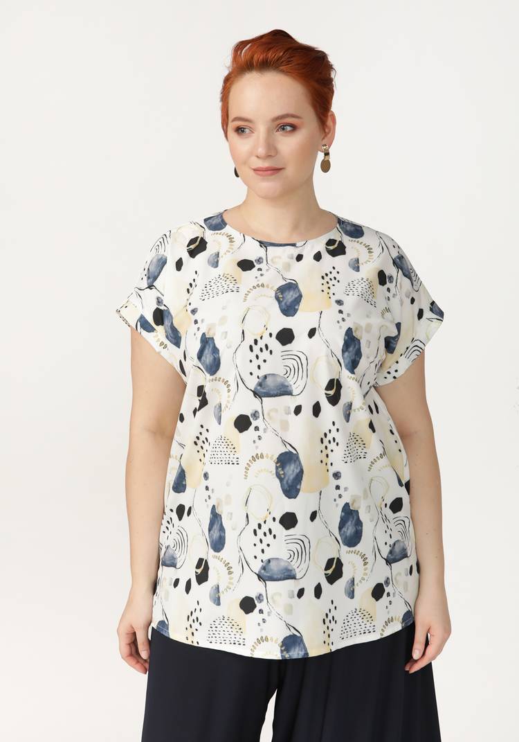 Блуза Невероятное сияние шир.  750, рис. 5