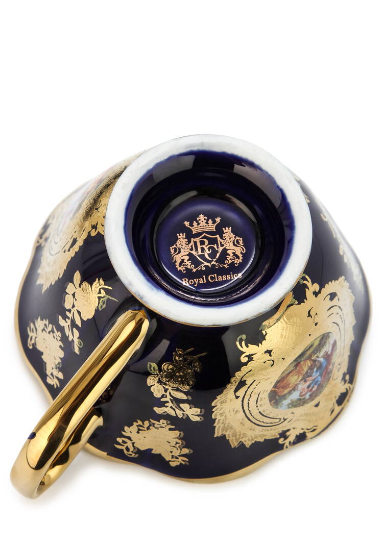 Чайная пара кобальт Мадонна, 2 шт. шир.  750, рис. 8