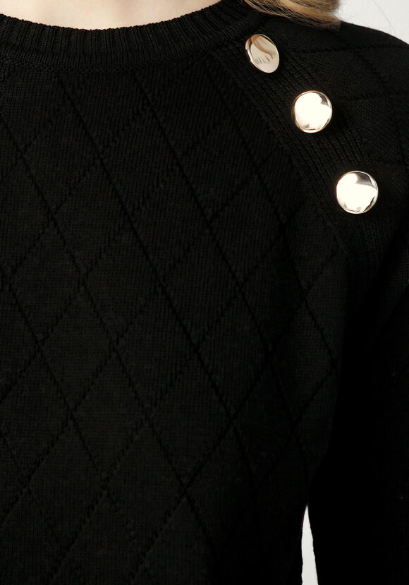 Джемпер с эффектными пуговицами по полочке шир.  580, рис. 5