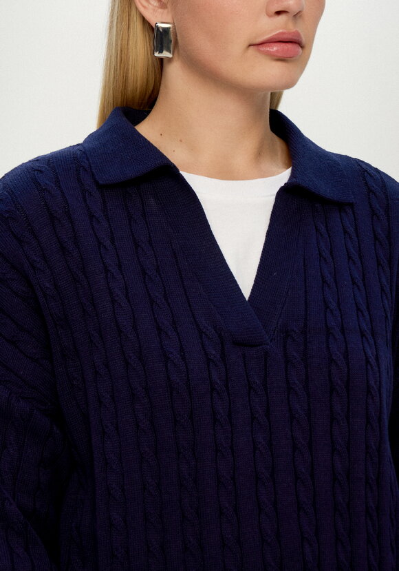 Джемпер с отложным воротником шир.  580, рис. 22