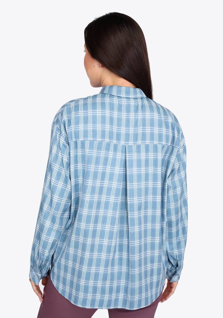 Рубашка из хлопка в клетку шир.  750, рис. 12