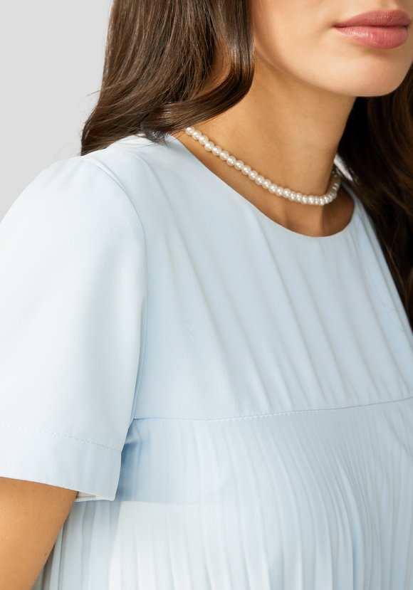 Платье с гофре шир.  580, рис. 5