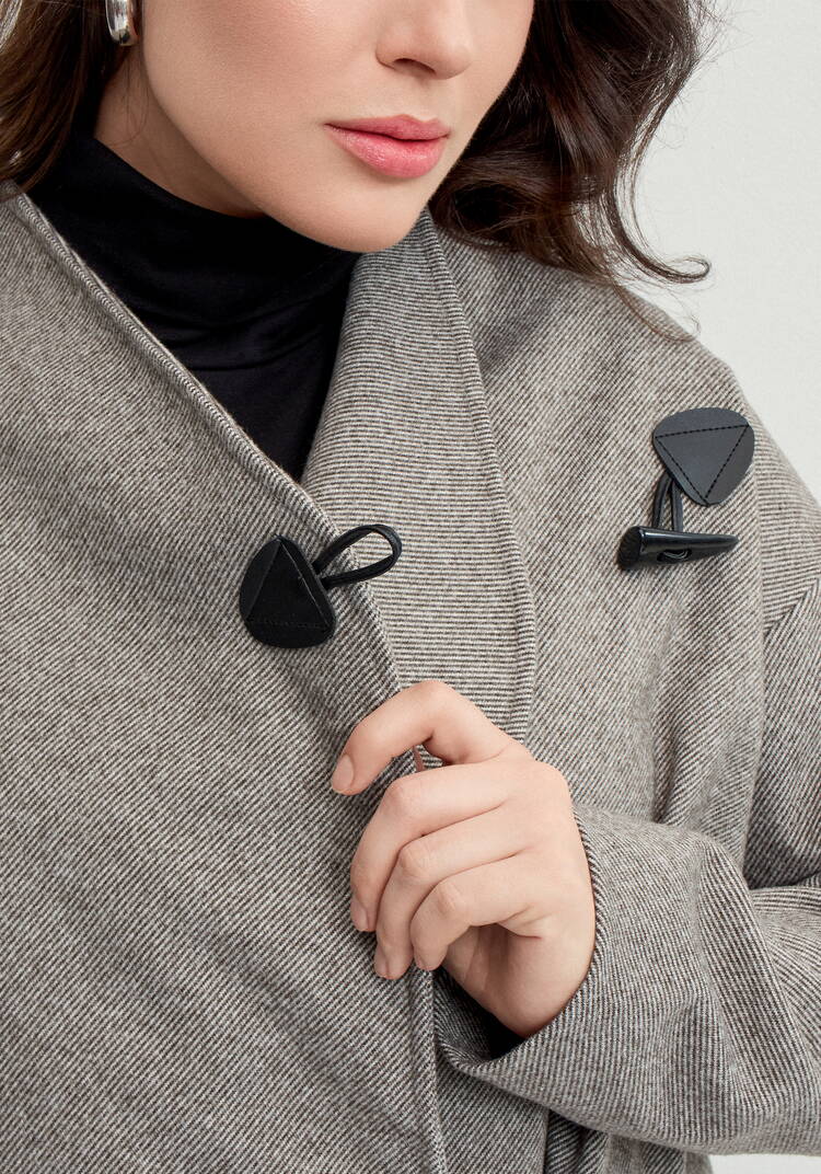 Пиджак с асимметричной застёжкой шир.  750, рис. 5