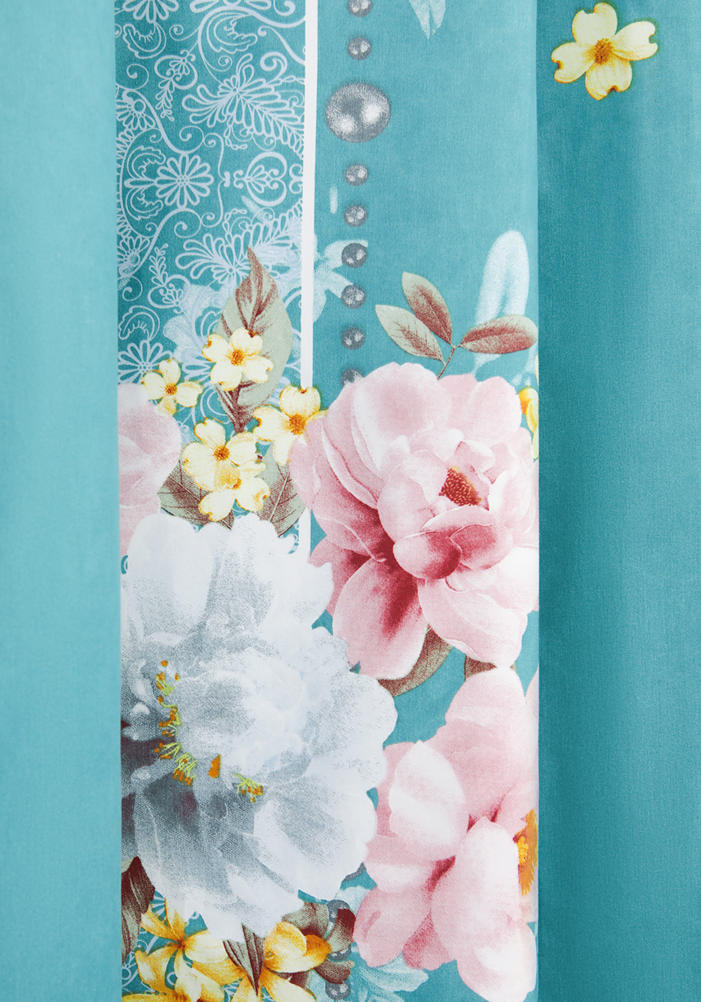 Комплект портьер "Комильфо" DOMISONN, цвет голубой, размер 270x215 - фото 4