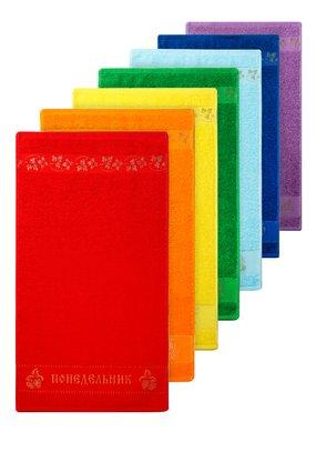 Комплект махровых полотенец Неделька