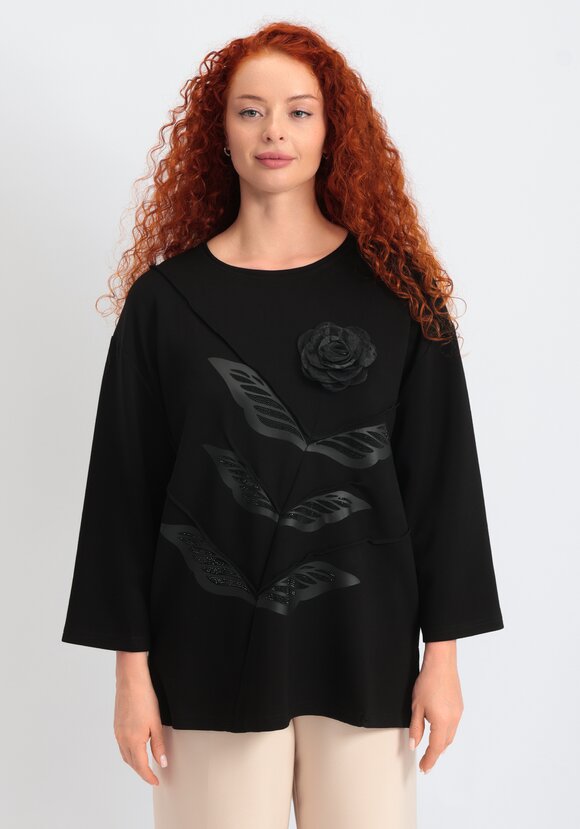 Блуза прямого кроя Катрин шир.  580, рис. 3