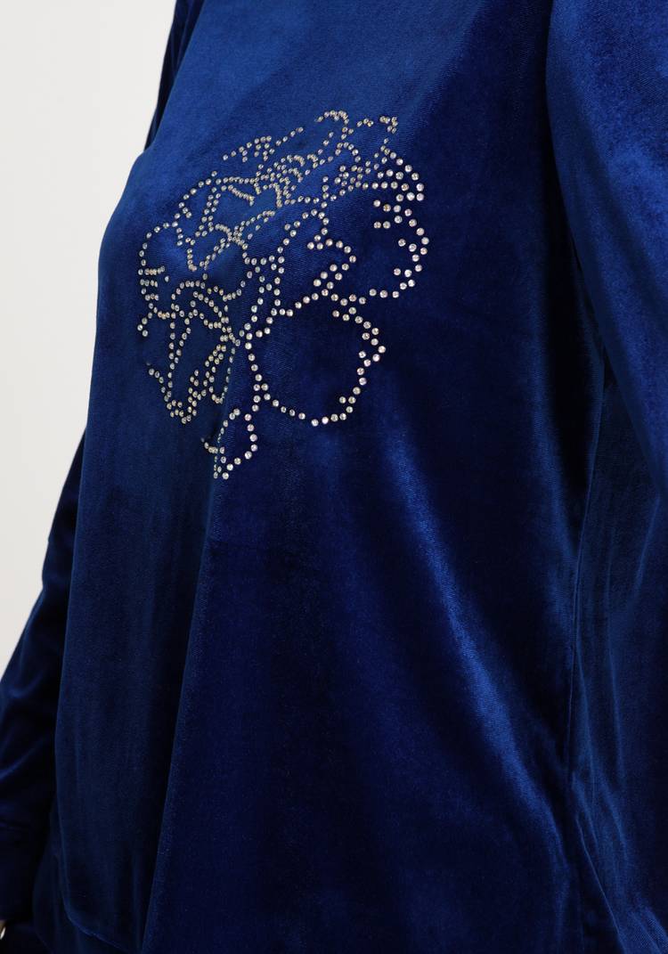 Костюм из бархата с аппликацией шир.  750, рис. 16