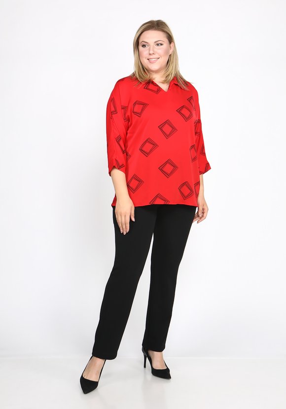 Блуза Обворожительная незнакомка шир.  580, рис. 1