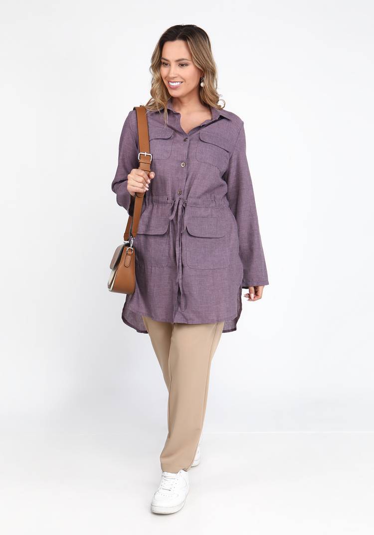 Рубашка удлиненная на кулиске шир.  750, рис. 13