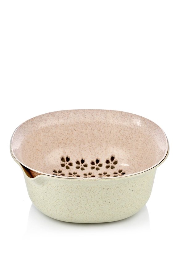 WALMER Набор: миска + дуршлаг Eco Bowl, 24 см шир.  580, рис. 1