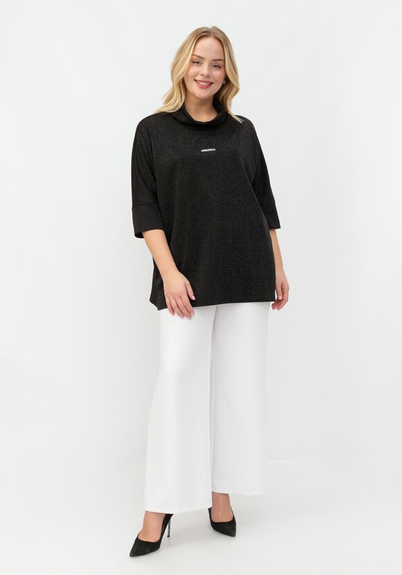 Блуза Жанна со стразами шир.  580, рис. 8