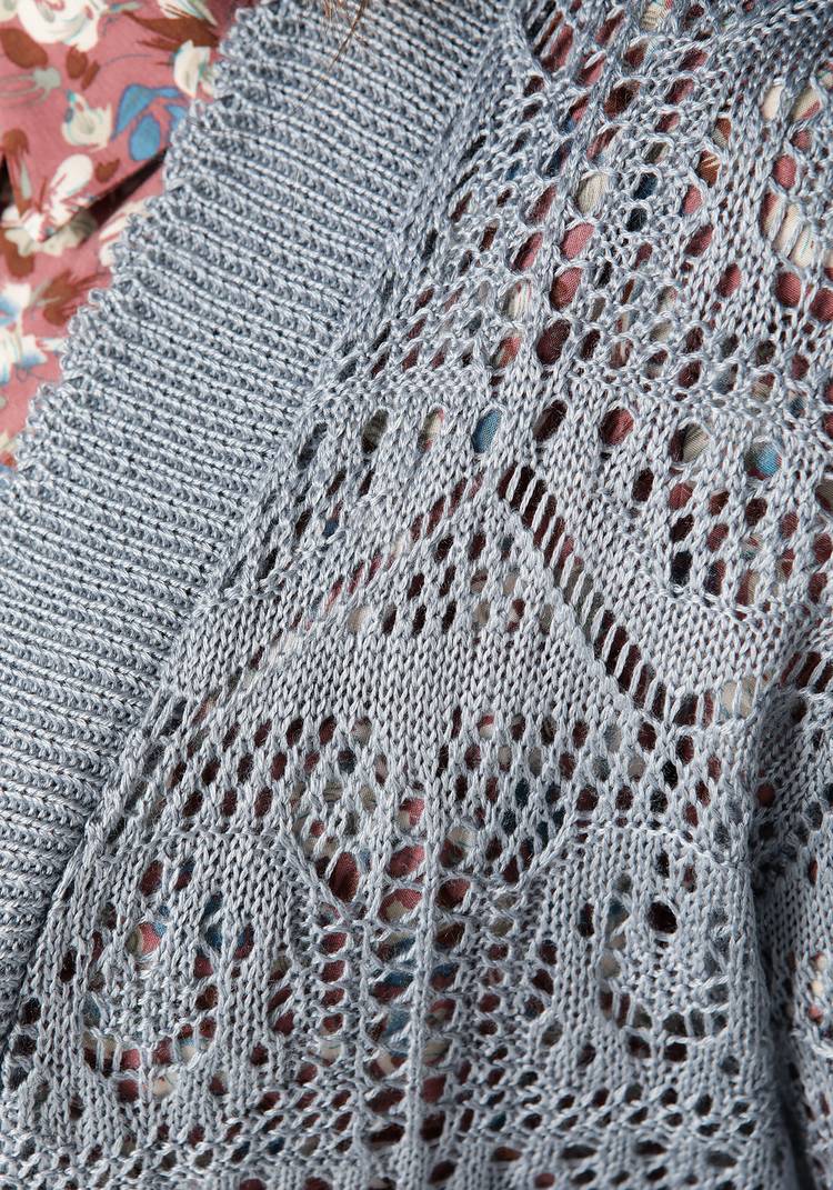 Кардиган Ажурное мгновение шир.  750, рис. 20