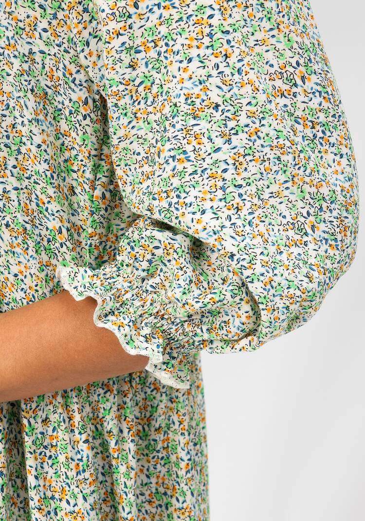 Платье с ярусами из штапеля шир.  750, рис. 32