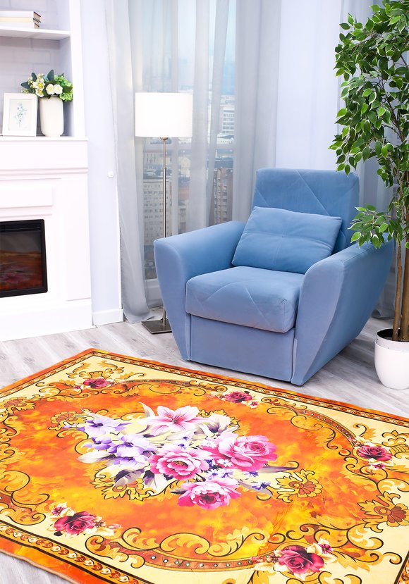 Ковер безворсовый Люксор шир.  580, рис. 1