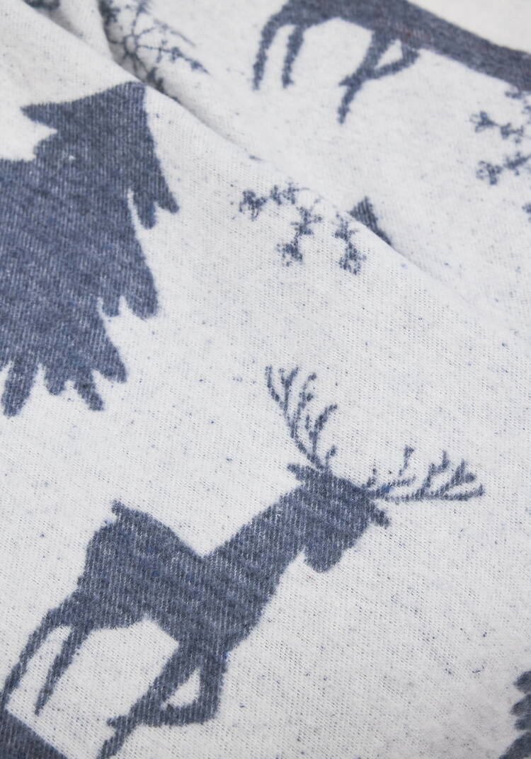 Плед с бахромой Хлопковый жаккард шир.  750, рис. 11