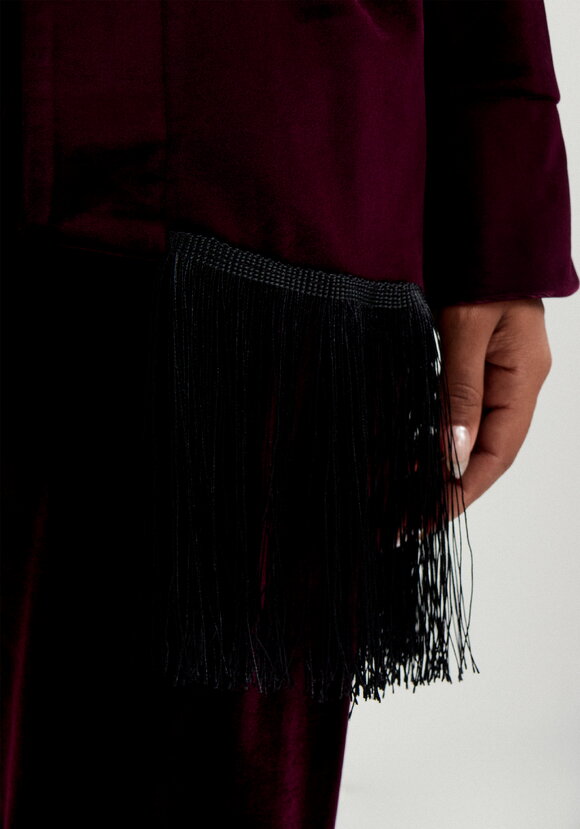 Кардиган с бахромой Мелани шир.  580, рис. 6