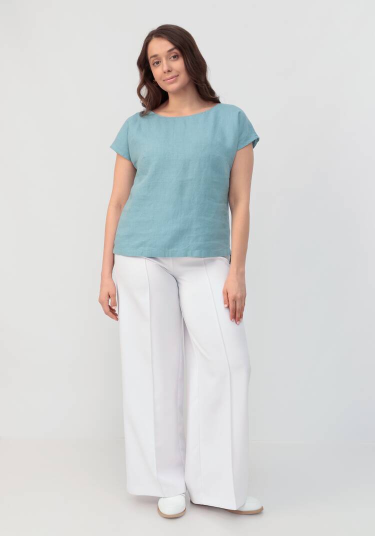 Блуза с удлиненной линией плеча Камилла шир.  750, рис. 14